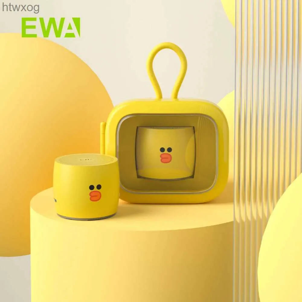 Portable Speakers EWA LINE A103 Wireless Bluetooth Speakers 5.0 USB Mini Portable Bass Super Long Play Metal Speaker Portable Electronics Yellow YQ240124