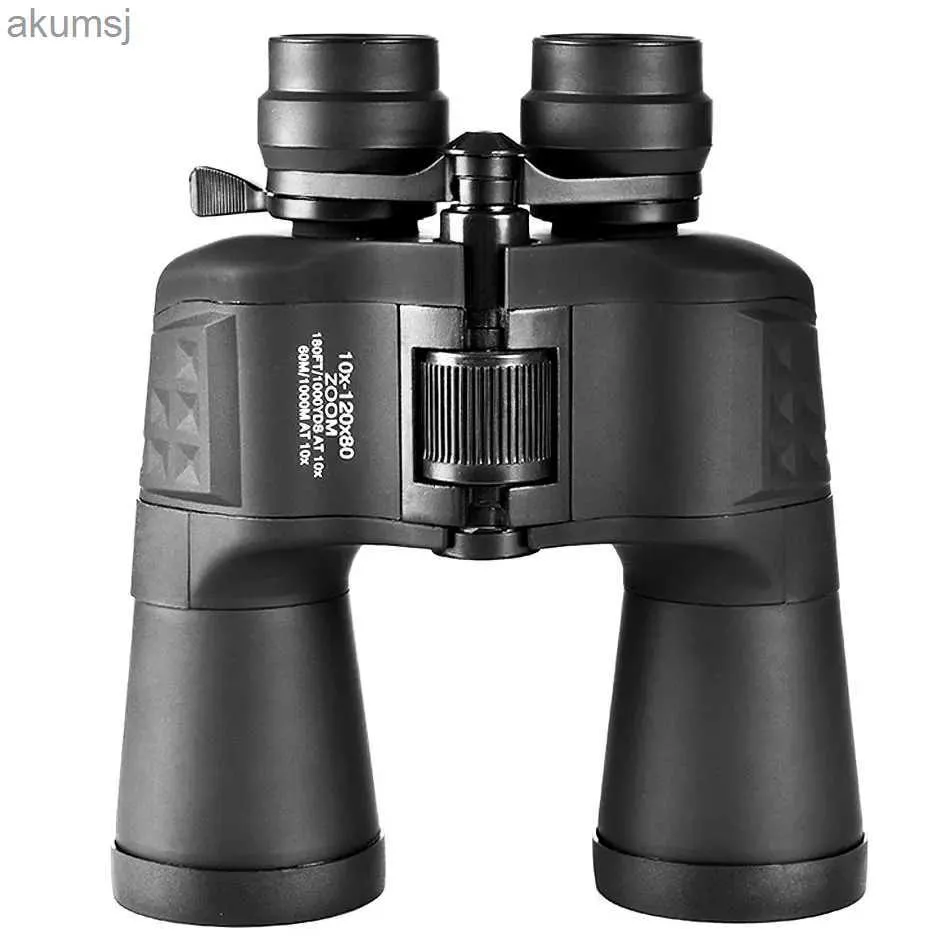 Teleskope Maifeng 10-120X80 Long Range Power Zoom Fernglas mit hoher Vergrößerung Jagdteleskop Porro Prisma Optische Gläser 50mm 11mm YQ240124