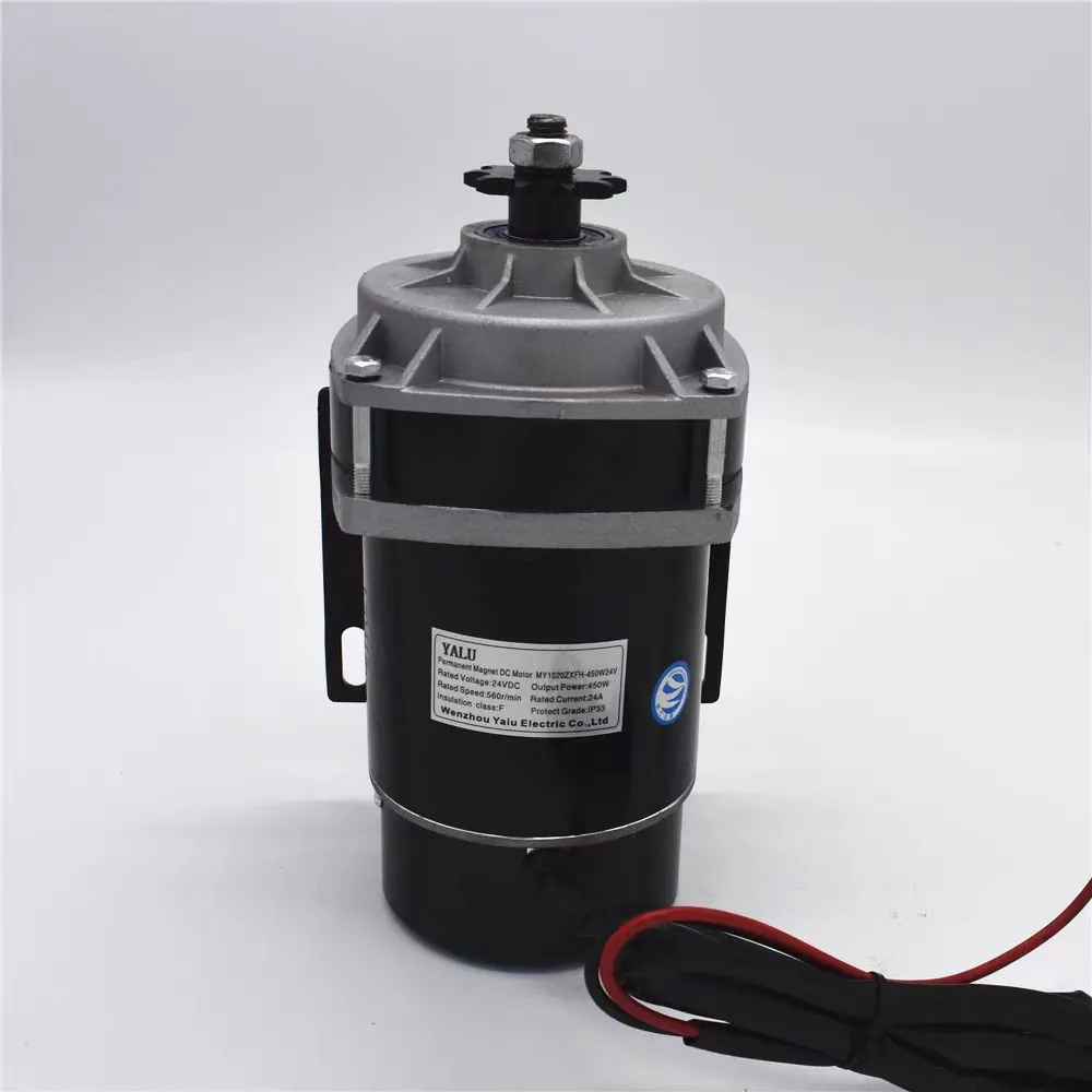 DC MOTOR With Gears 450W 600W 650W 48V 36V 24V Electric Tricycle Motors DC Gear Brushed Motor MY1020 MY1120 MY1122ZXF