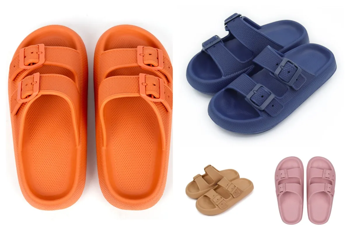 Zomer Designer Outdoor Platform Luxe Sandalen Platte Schoenen Heren Dames Buitenzwembad Strand Zwarte Slippers Groot