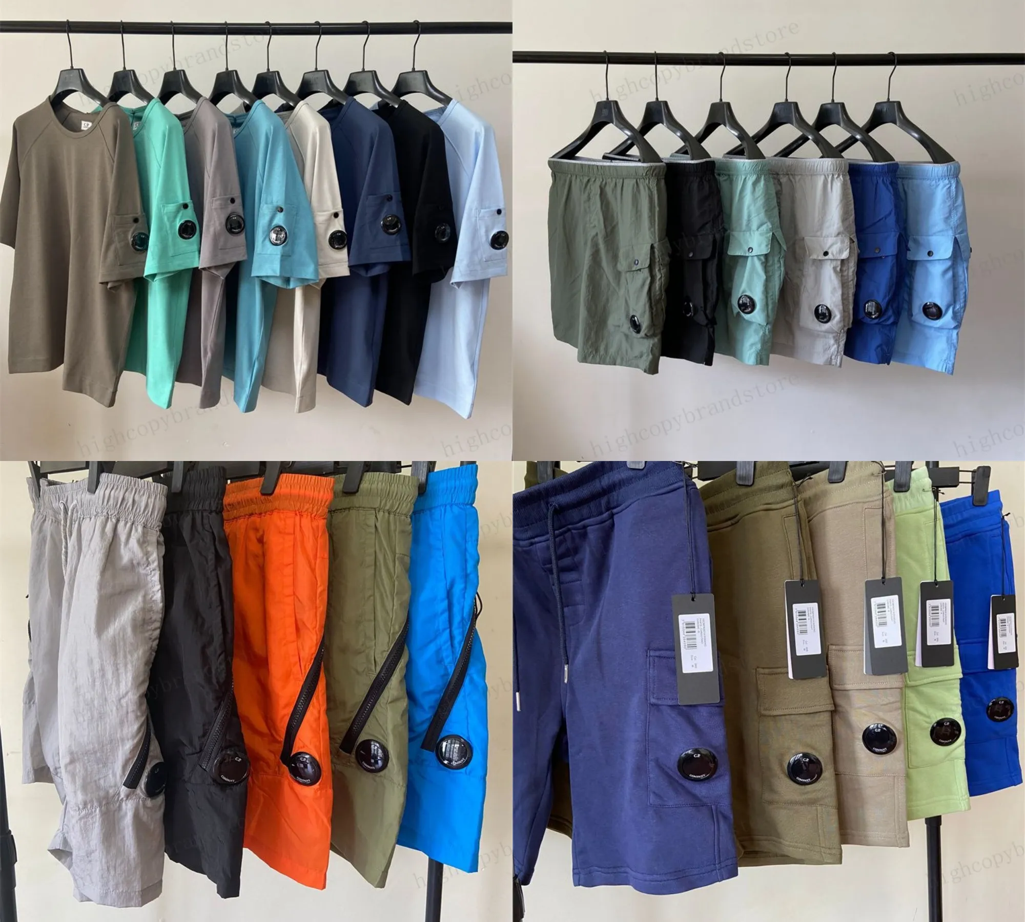 Pantaloncini da uomo, Pantaloni corti larghi in nylon per sport estivi all'aperto da donna CP, Pantaloncini da spiaggia di alta qualità, Pantaloncini in pietra, Pantaloncini CP 754 234