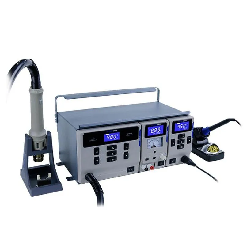 إكسسوارات أدوات الطاقة اليدوية ATTEN MS-300 SMD Soldering REWORNING Station 3 في نظام صيانة تركيبة 1