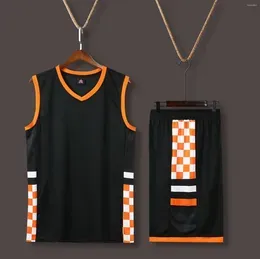 Men's Tracksuits 2023 High Quality Men Basketball Set Uniforms Kits Sports Clothes College