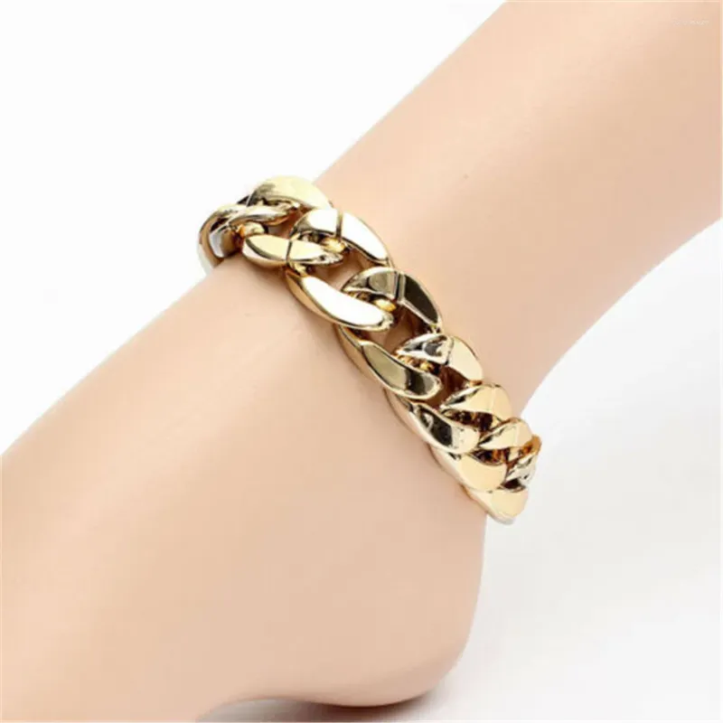 Anklets Anklet Golden Silvery Ankle Foot Women Beach Chain Chunky Fashion Sandal Exaggerate Big Choker Coarse Night Club