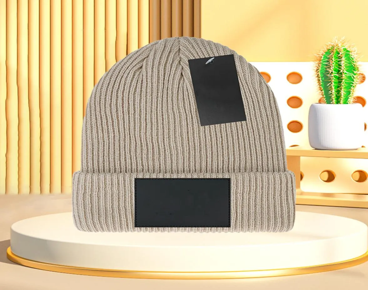 2022 Fashion Beanies Hats Brand Men Women Autumn Winter Hats Sport Knit Hat Thicken Warm Casual Outdoor Cap Double Sided Beanie4288968