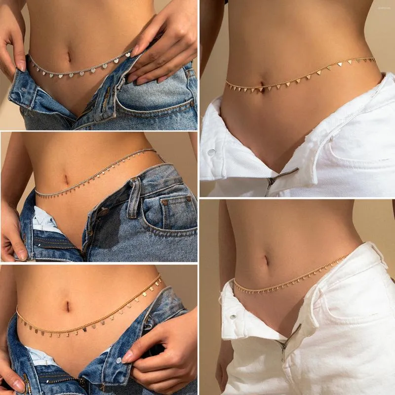 Belts Sexy Tassel Waist Chain Belt Zircon Rhinestone Belly Body Fashion Trend Jewelry For Women Festival Rave Party Accessories