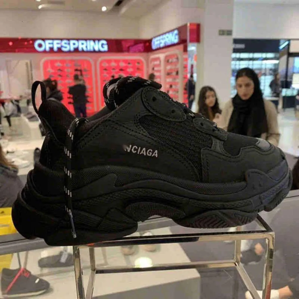 Designer Balencigs chaussures de loisir à la mode patins à roulettes épais femmes Triple semelle surélevée hommes sport loisirs Da 10JA