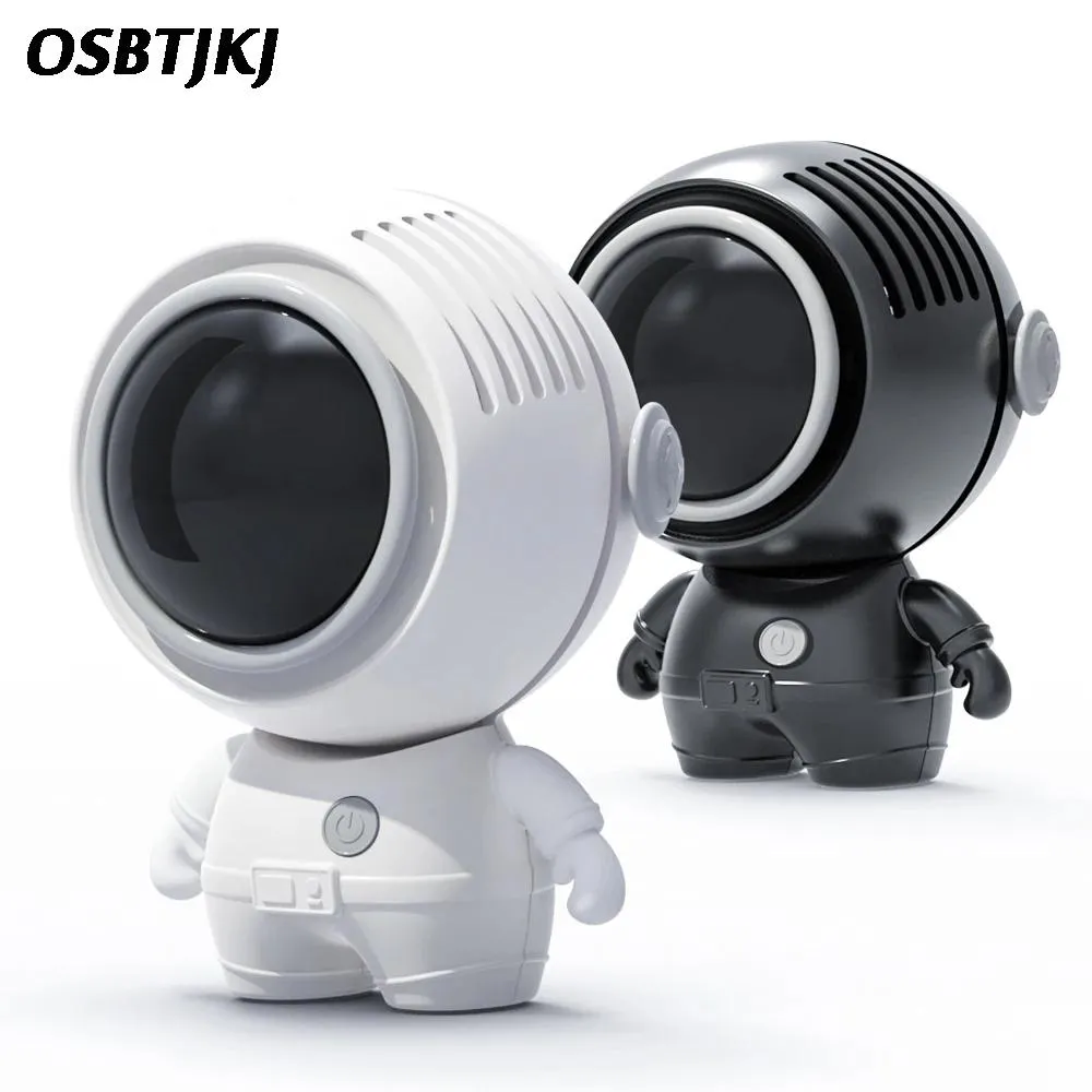 OSBTJKJ Mini ventilateur portatif astronaute mignon ventilateur de refroidissement Portable USB ventilateurs de sécurité rechargeables sans palette enfants étudiant ventilateur