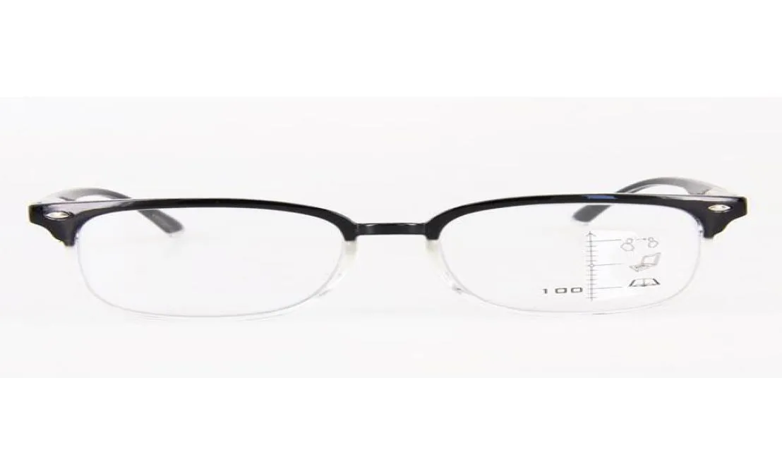 Vintage ilerici okuma gözlükleri siyah çerçeve çoklu odaklı gözlükler çok odaklı ve uzak kadınlar çok işlevli gözlük 19761662