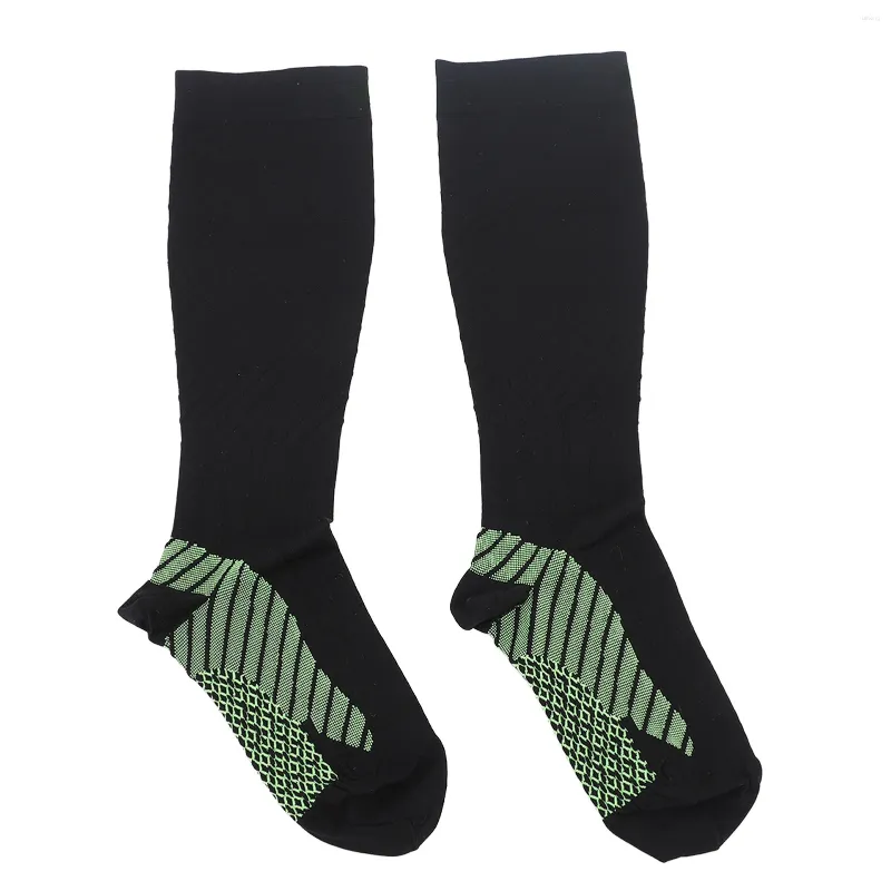 Wsparcie talii Calf Tube Socks Sport Compresyppresja Zmniejsz obrzęk oddychający Recoving Up Recovery 1 Para Promuj krążenie na zewnątrz