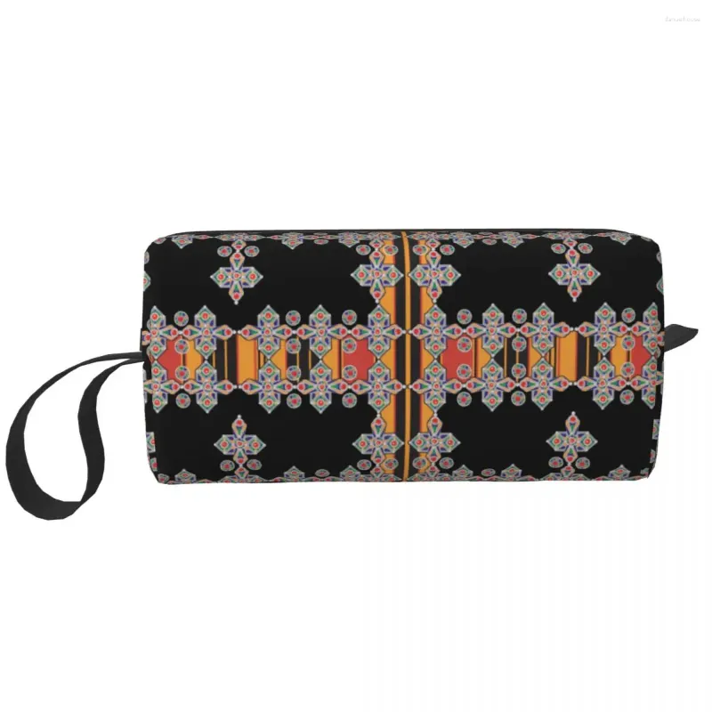 化粧品バッグKabyle Jewelry Makeup Bag Travel Men Mens Berbers Amazigh Toyreatry Dopp Kit