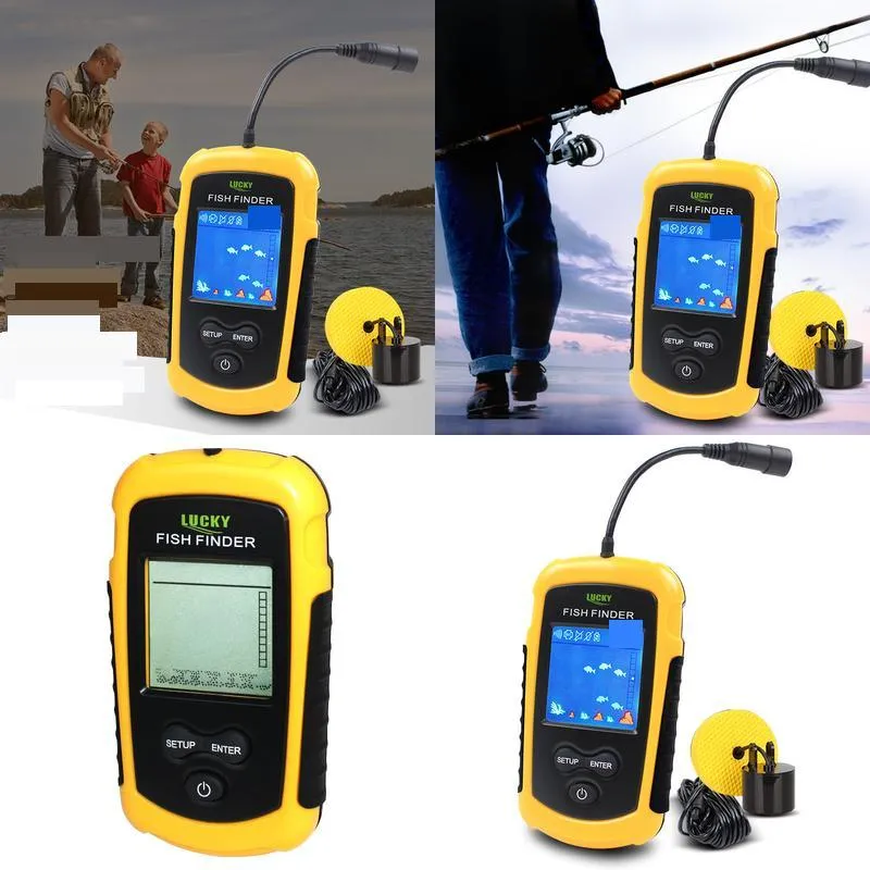 Fish Finder Sonar Visual HD Fishing Fishfinder Drop Delivery OT7S3