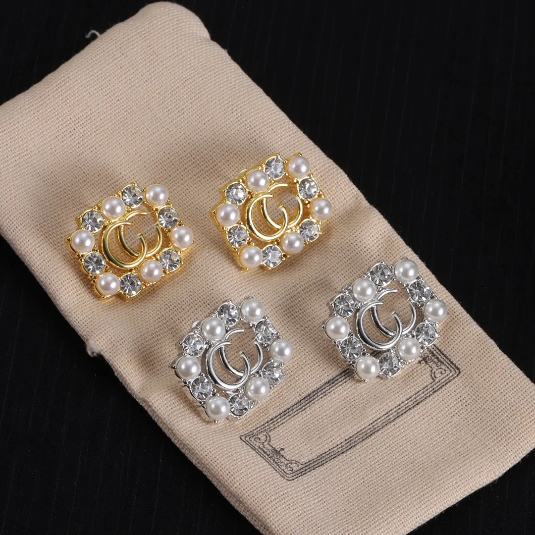 Sieraden Designer Stud Earring voor dames oorbellen Hoop Diamond Gold Oorbellen