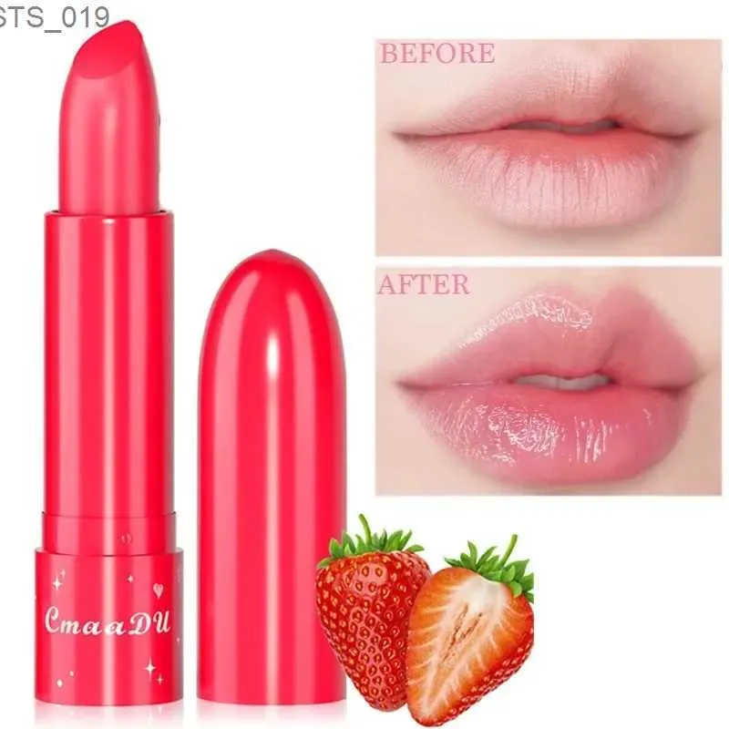 Lip Gloss Peach Fruit Colored Lip Balm Natural Lasting Moisturizing Lipstick Waterproof Anti-drying Hydration Lips Care Makeup Cosmetics
