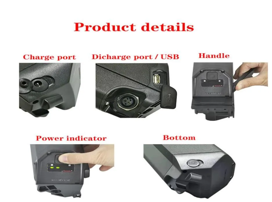 48v Battery 48V 25Ah Reention Dorado Ebike Battery Pack For