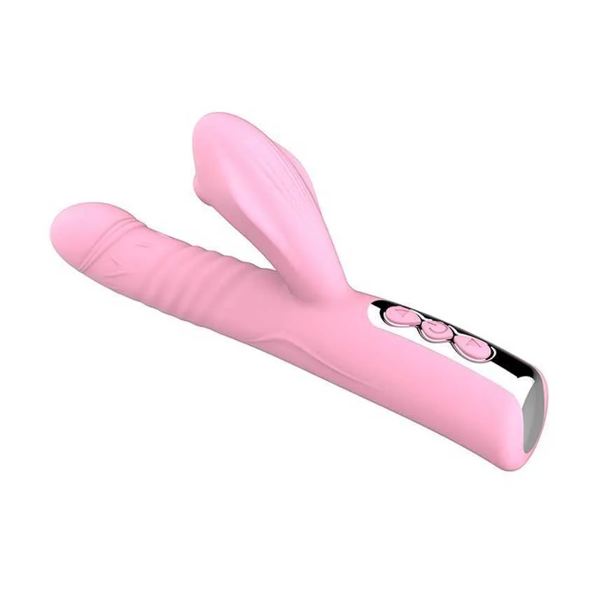 Helt automatisk teleskopisk vibrator 5-frekvenssug 8-frekvens Kvinnlig G-Spot Massage Vuxen Underhållningsprodukter 231129