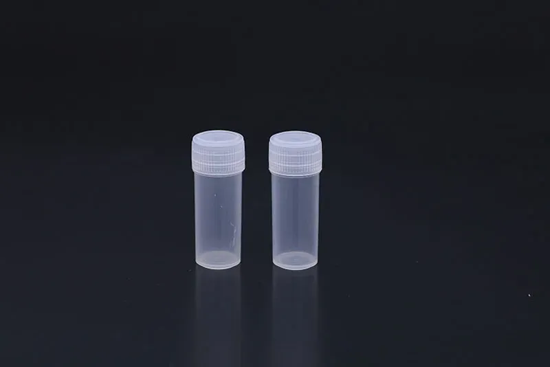 5ml Plastic Pill Bottle Empty Containers Storage Bottle Sample Vials With Lid For Test QW8884