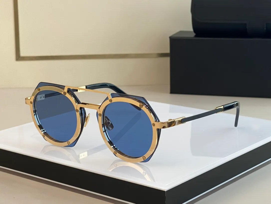 Luxury Mens Eyewear Women Solglasögon Designer Högkvalitativ formad solglasögon Gelglas Ram Anpassade glasögon Avant Garde Feerreless Personliga solglasögon