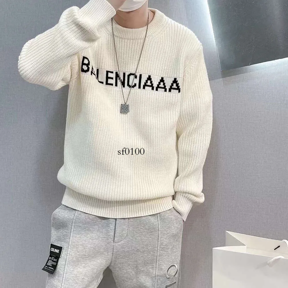 Hoodie Sweater Men Men Men Meners Allover Letter Tech Subsitip extrual otton knit Crewneck Women Letter Paris Sportswear Style US Size S-3XL'S S S