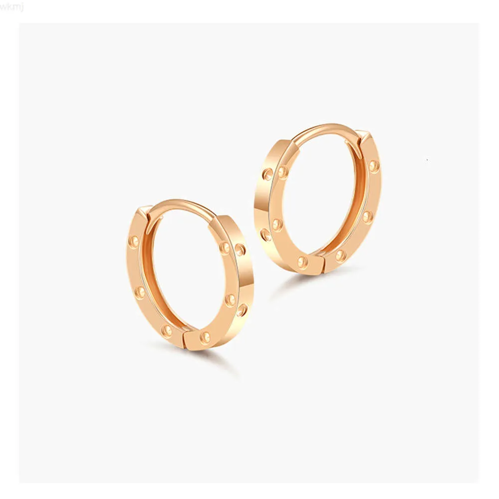 Love Circle Series 18k Gold Ear Drop Sexy Ladies Gift Couple Earring Drop