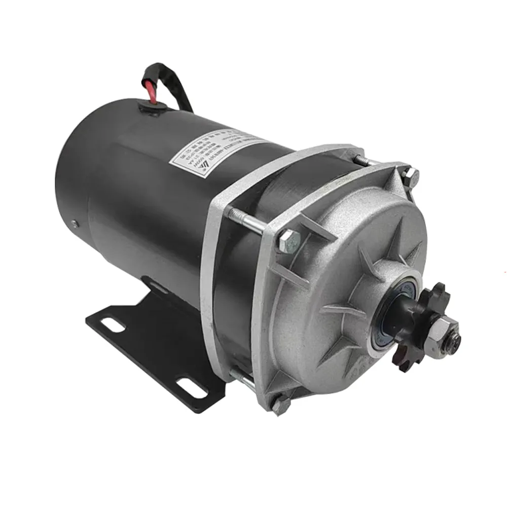 Hongpoe DC Motor My1020 My1120 My1122Zxf450W 600W 650W 48V 36V 24V電気三輪車自転車モーターサイクルモーターDCプーリーギアブラシモーターエンジン