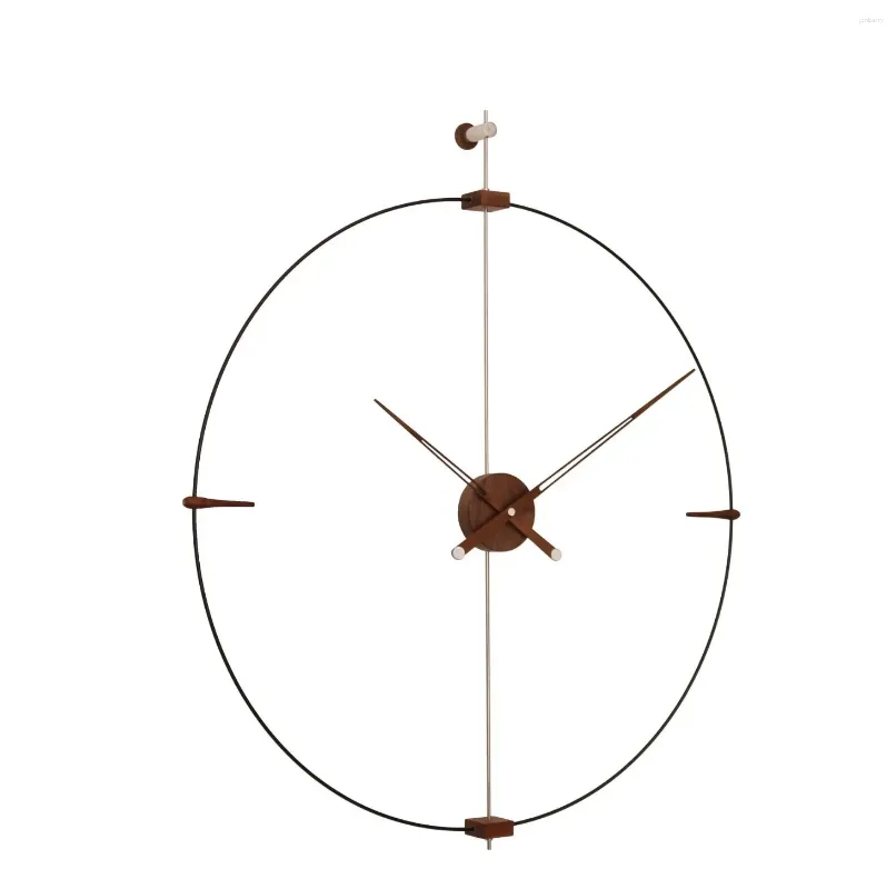 Horloges murales Grand Nordic Minimaliste Maison Salon Bureau Art Design Moderne Simplicité Décoration Montre
