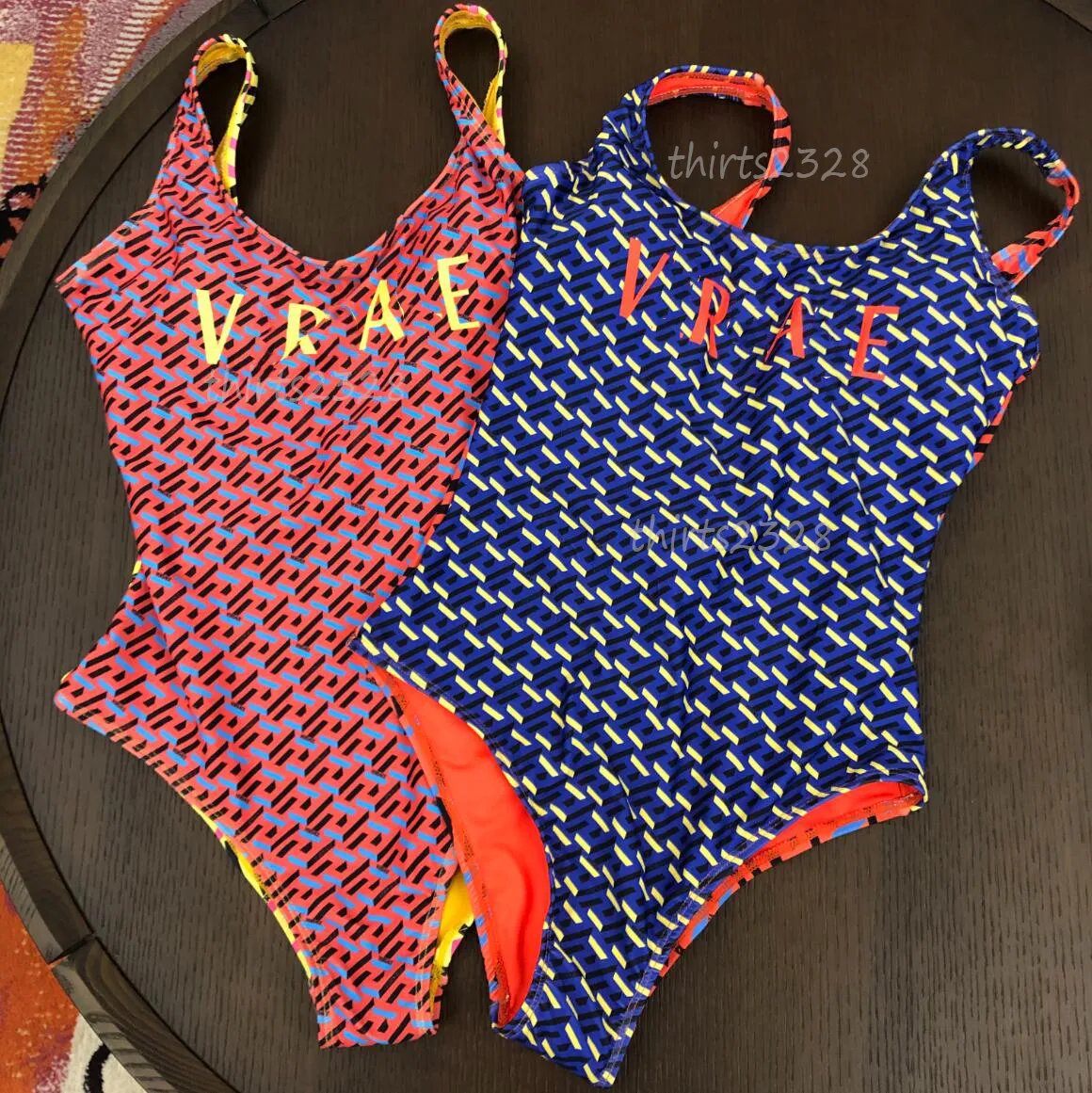 Yaz Yeni Tasarım Baskı Mayo Bankası Suitwomen Mayo Beachwear One Parça Set Tankini Kadın Seksi Moda Bikini