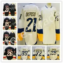 ``Sabres``Kyle Okposo Reverse Retro Hockey Jersey Alex Tuch Rasmus Dahlin Owen Power Tage Thompson Dominic Hasek Jerseys