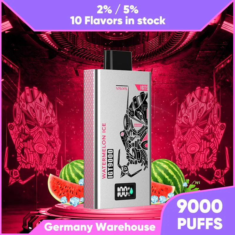 Oryginalny bar Happ 7000 9000 10000 Puffs Cewka z cewki ekran Wyświetlacz Dostęp do dyspozycji 2% 5% jednorazowe Vape