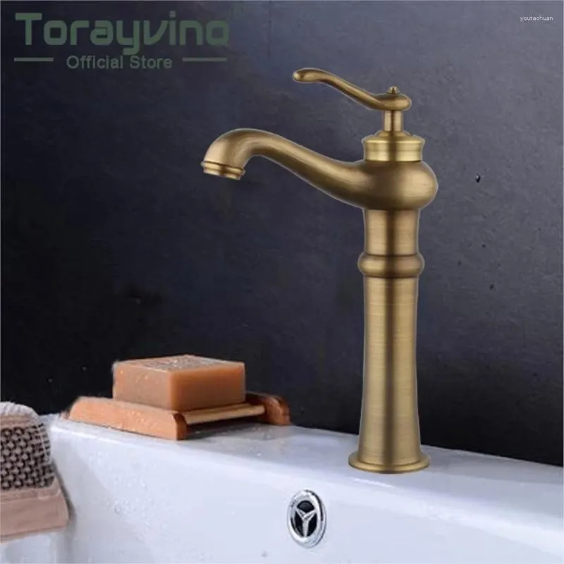 Robinets de lavabo de salle de bain Torayvino Robinet en laiton