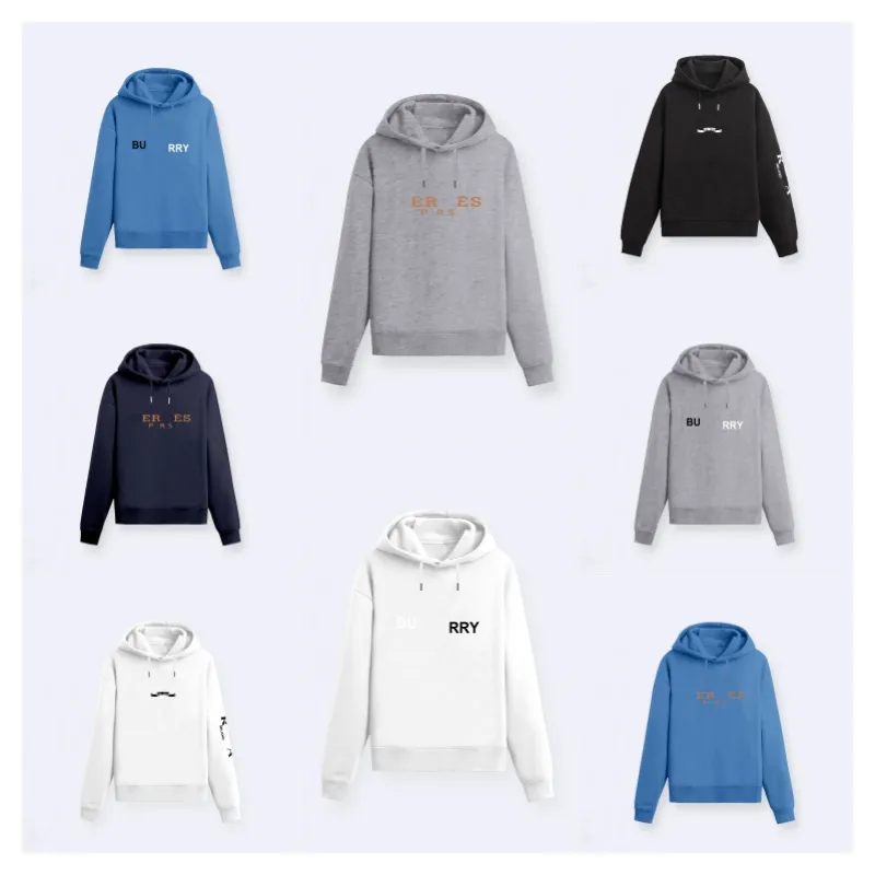 Designer Hooded Spring and Autumn Thin Women's and Men's Hooded Top Men's Round Neck Pullover Couple Dress M-6XL 22 colors