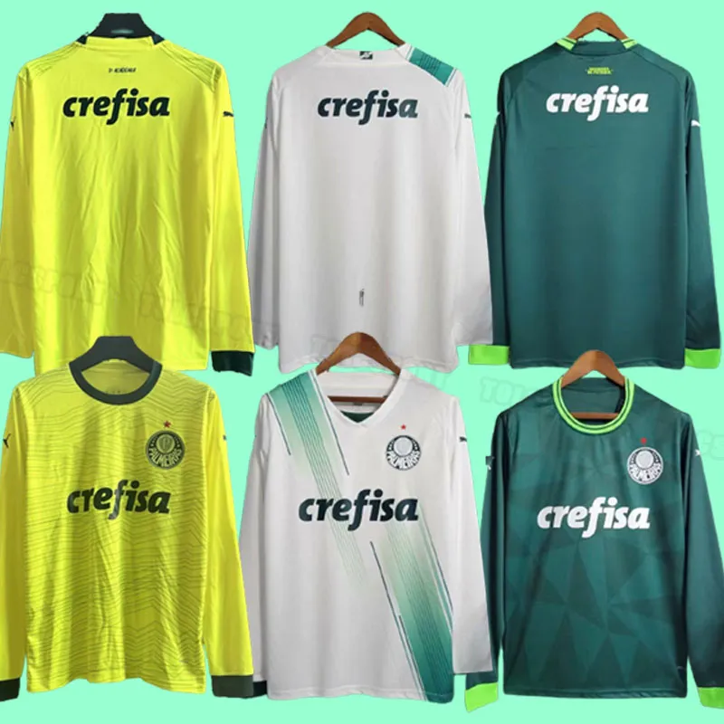 Long Sleeve 23/24 Palmeiras soccer jerseys champions Campeao Brasileiro 2023 2024 L. ADRIANO RAMIRES DUDO GOMEZ Veiga Willian Roni men home away model