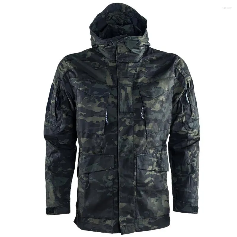 사냥 재킷 M65 트렌치 코트 전술 군사 카모 재킷 미 육군 남자 겨울 후드 윈드 브레이커 Russion 유니폼 야외 열전