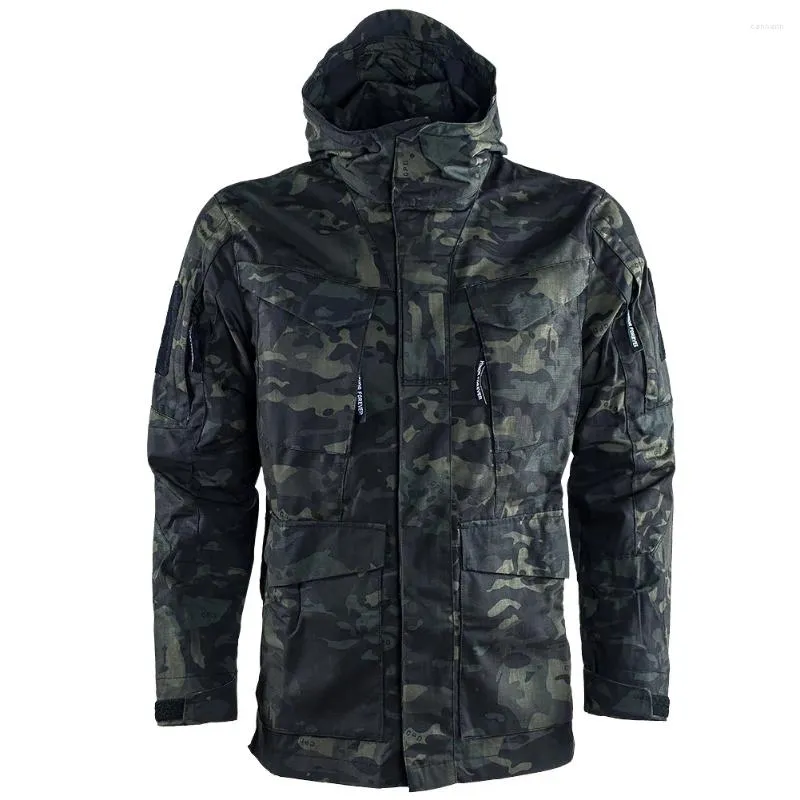 Giacche da caccia M65 Trench Tattico Giacca mimetica militare US Army Giacca a vento invernale con cappuccio da uomo Russion Uniforme termica esterna