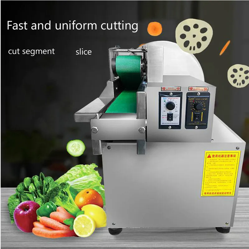 Commercial Electric Food Slicer - Automatic Fruit & Vegetable Cutter ...