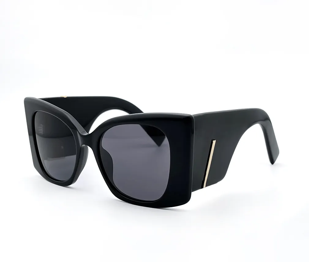 مصمم أزياء M119 Blaze Sunglasses للنساء على شكل فراشة كبير الحجم