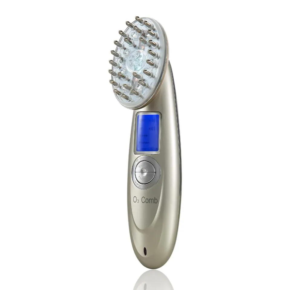 Peigne de chargement USB Rechargeable Massage du cuir chevelu vibrant repousse des cheveux stimuler la brosse de Massage des cheveux Machine5331247