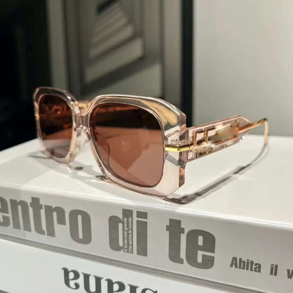 Fendy-Sonnenbrille für Damen, Fenty Fen, Fenxias neue Internet-Berühmtheit, personalisierte Buchstaben-Sonnenbrille für Damen, trendige modische Gläser, Sonnenbrille mit großem Rahmen