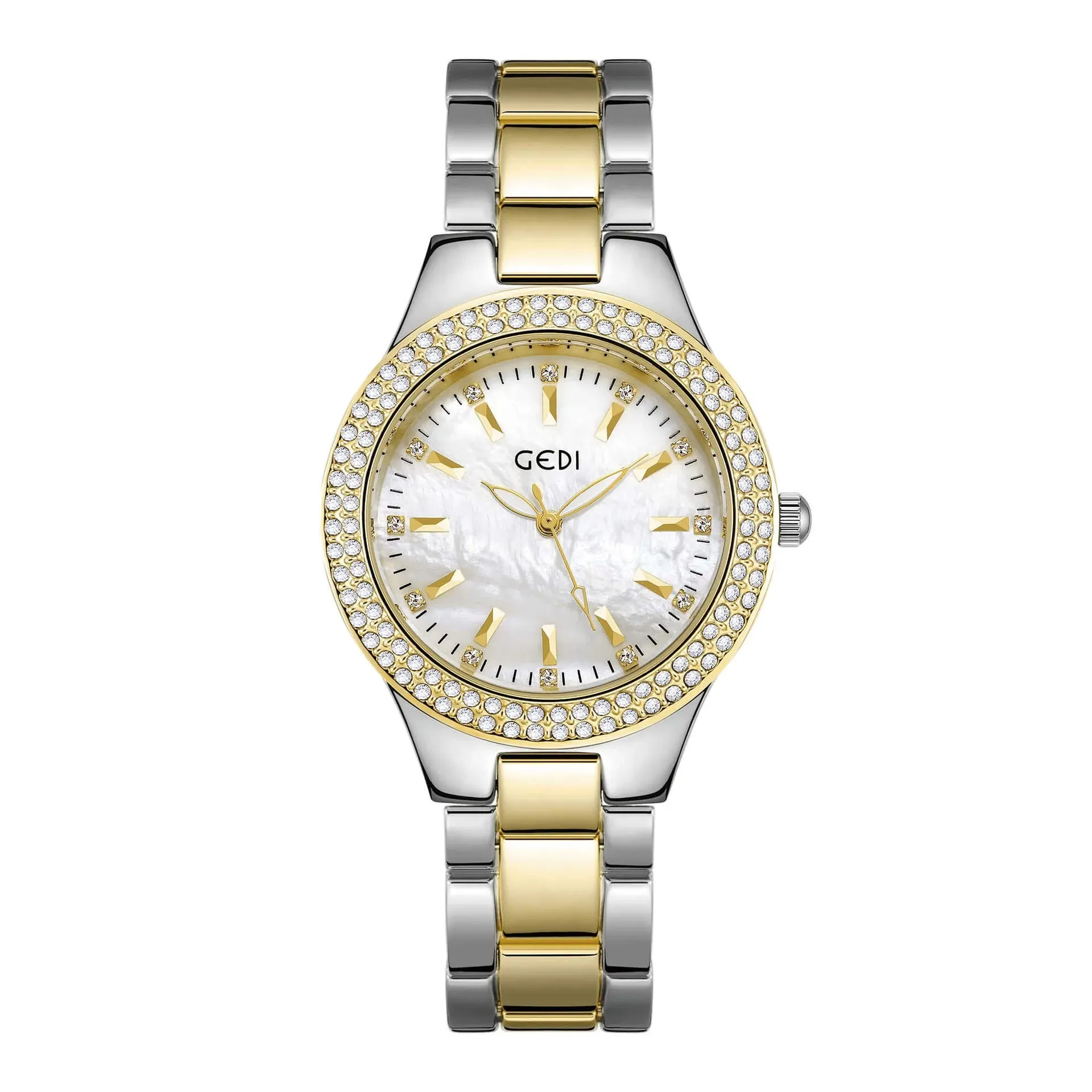 Ty Dameshorloges eenvoudig licht luxe mode plaat goud roestvrij staal waterdicht quartz horloge cadeau