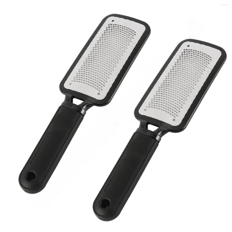 Party Favor 2 Pieces Stainless Steel Nail Files Foot Rasp File And Callus Remover Grade To Remove Hard Skin Corn Easily Emery