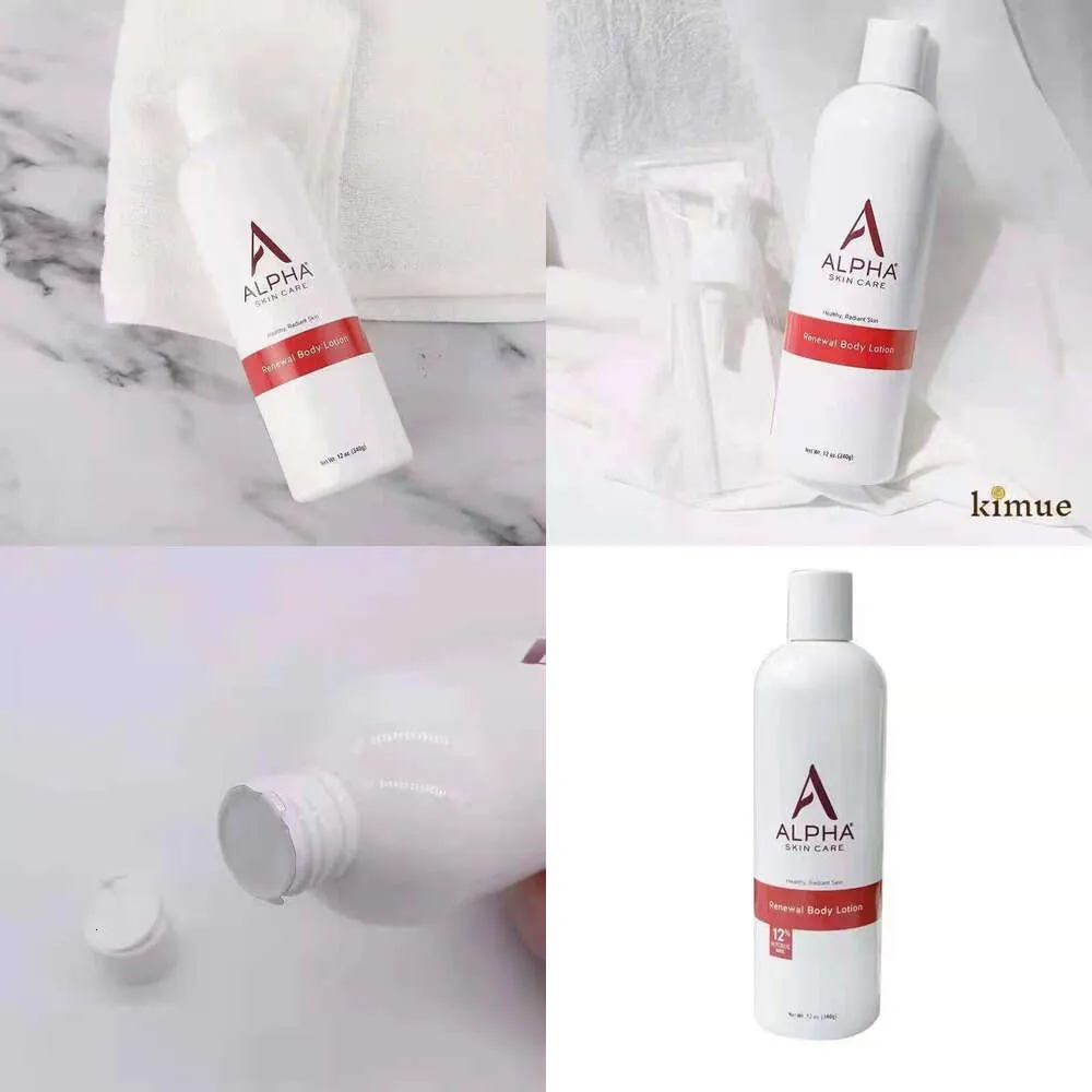 American Alpha Fruit Acid Body Lotion Kvinnor Fuktgivande och fuktgivande Autumn och Winter Peel Ta bort fuktgivande lotion 340G