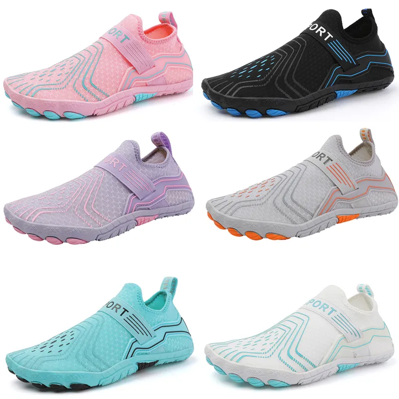 Caoutchouc Eau Hommes Chaussures De Sport Été Plage Pieds Nus Surf Pantoufles Bord De Mer Rivière Aqua Chaussure Hommes Cinq Doigts Unisexe Chaussures Natation