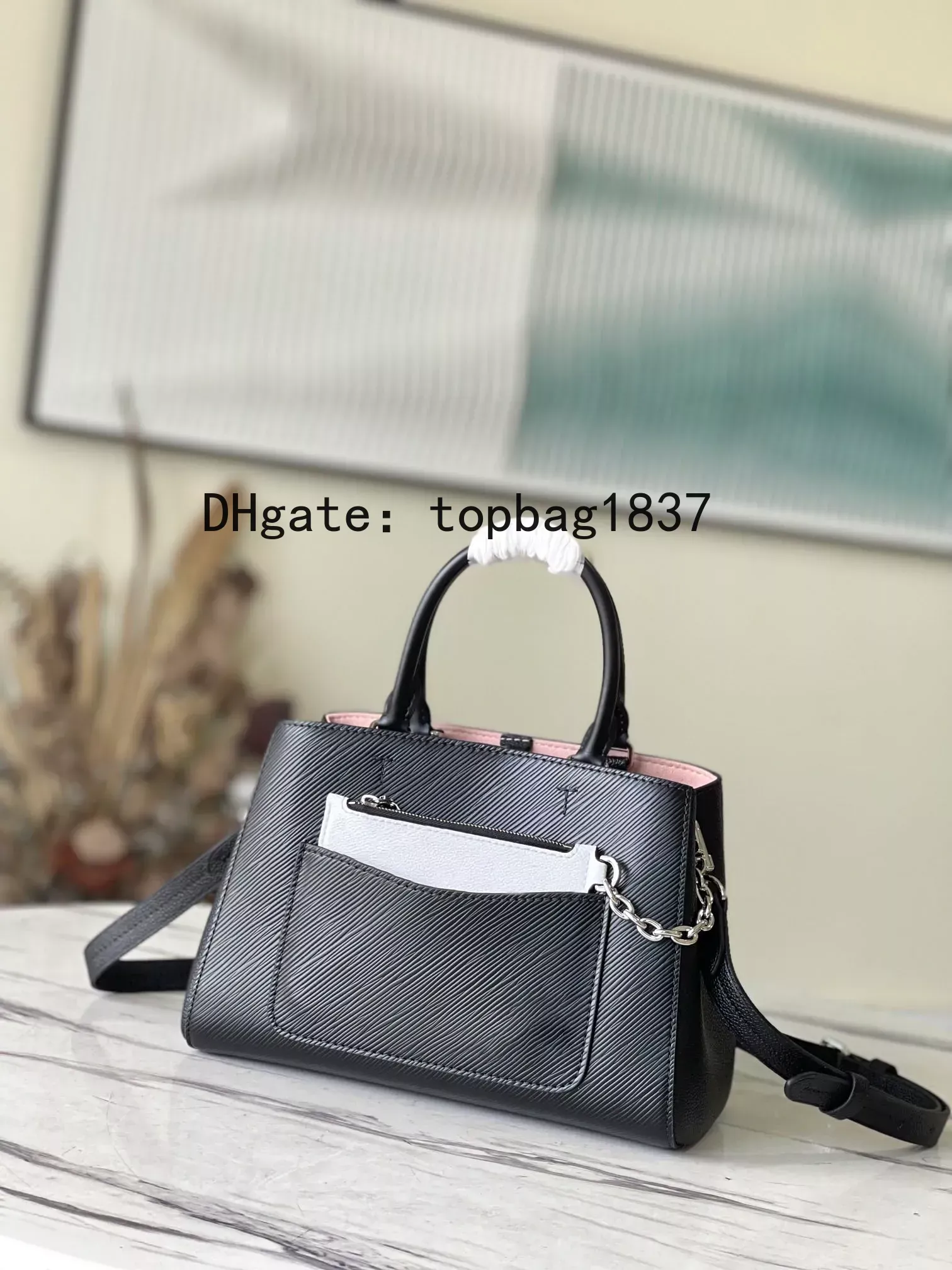 10A LVITY MIRROR Quality Marellini Totes Designer Bags Epi Leather 10a Mirror Quality Women Handväskor med original Box L246