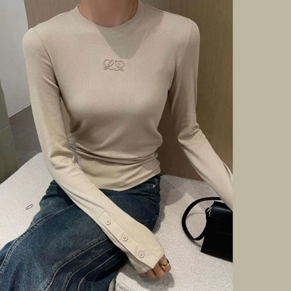 designer sweater women sweatshirt fashion logo embroidery graphic bottoming Slim long-sleeved shirt casual round neck pullover Sweatshirt