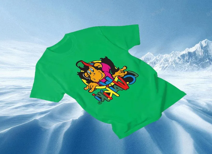 Lässiges T-Shirt LC Waikiki Monkey Merchandise Graphic Cotton Tee Shirt Herren Kurzarm Beach3131104