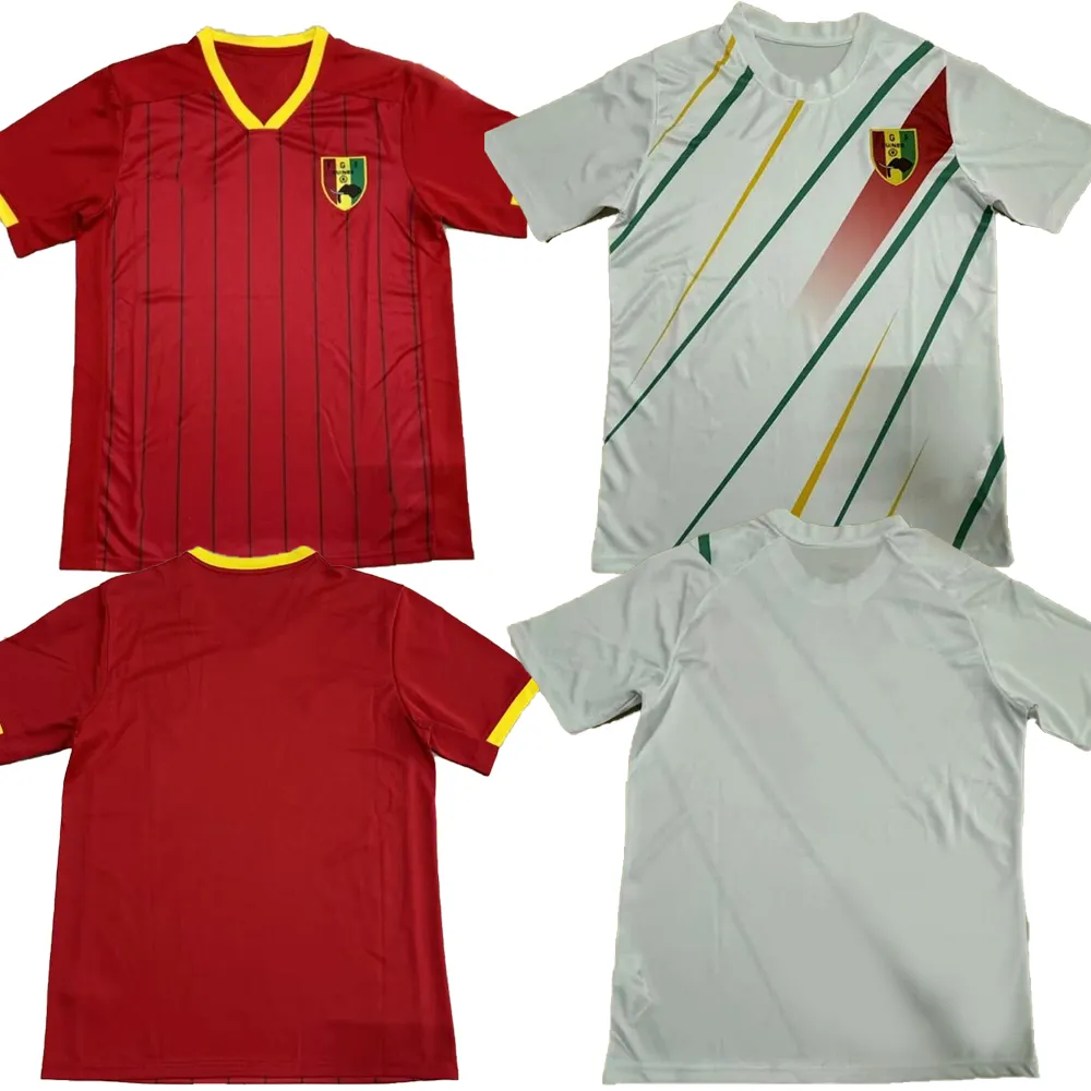 24-25 Guinea Home Away White Soccer Jerseys Thai Quality Kingcaps Local Online Store Dhgate Discount Design Sport Partihandel Dropshipping Accepterad