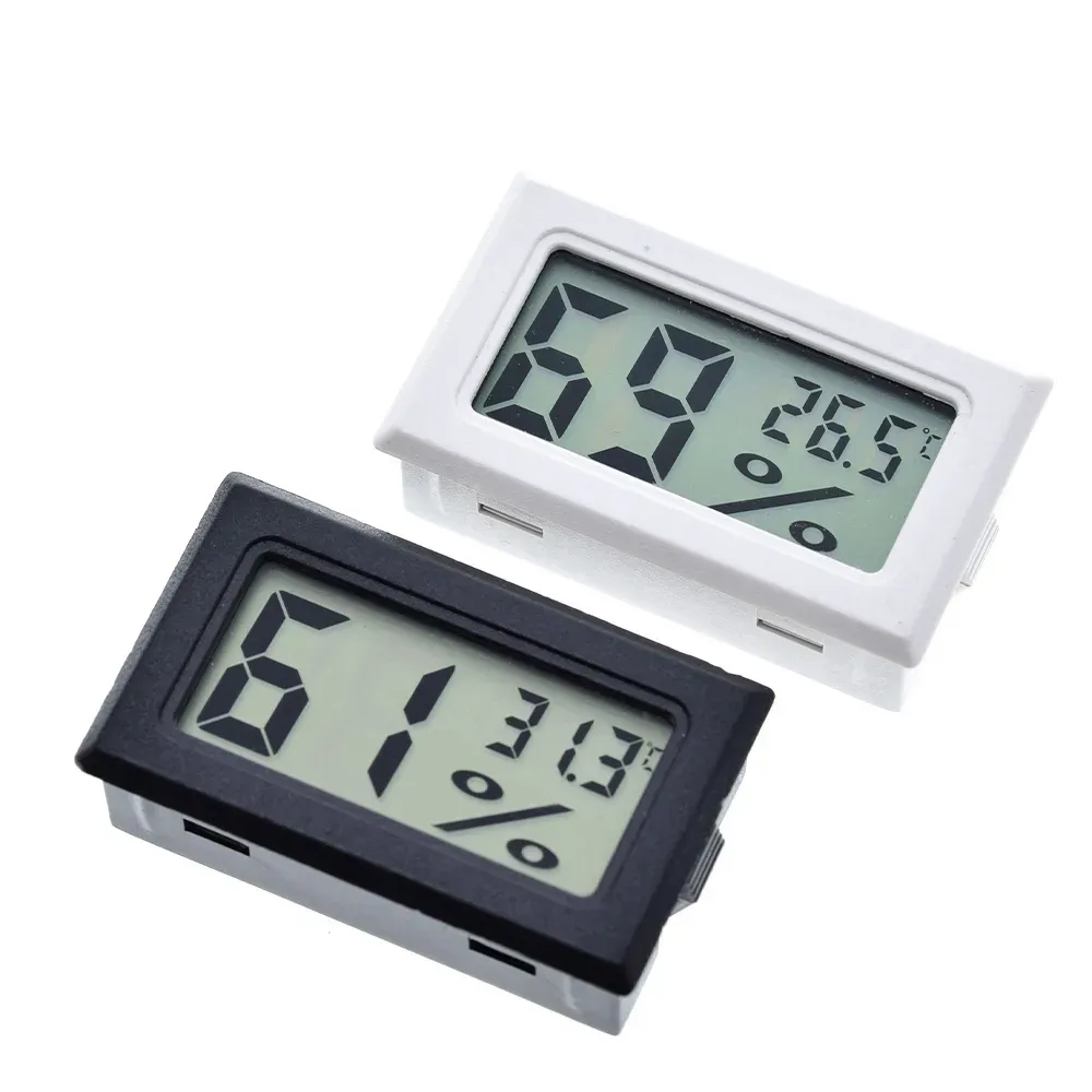 wholesale Mini LCD Thermomètre Numérique Hygromètre Instruments de Température Intérieur Pratique Capteur de Température Humidité Mètre Jauge ZZ