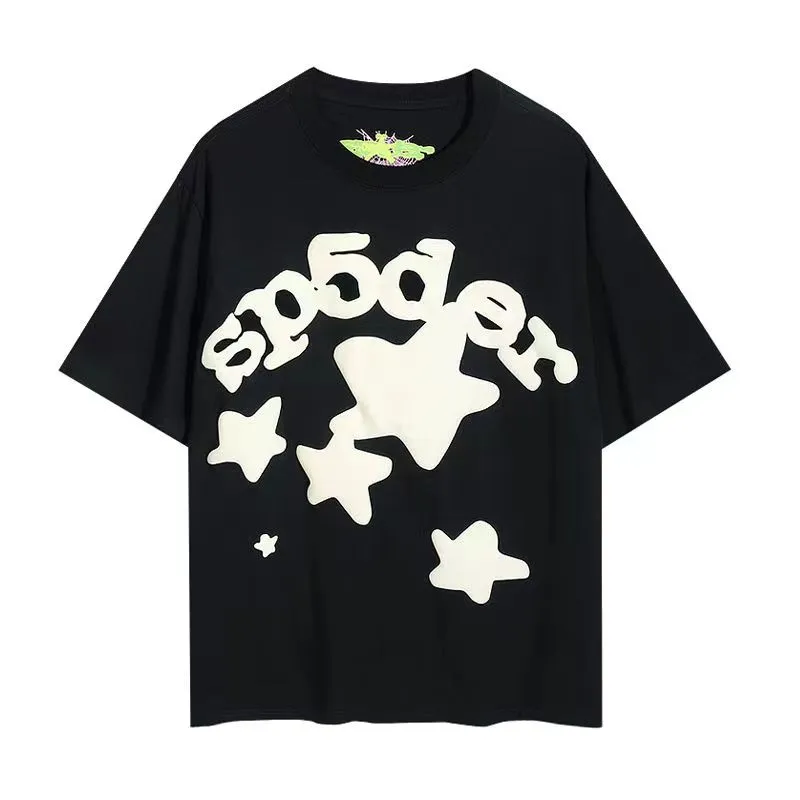値頃 DHgate.com:T-shirt hoodie Sp5der top spider 555 men's トップス