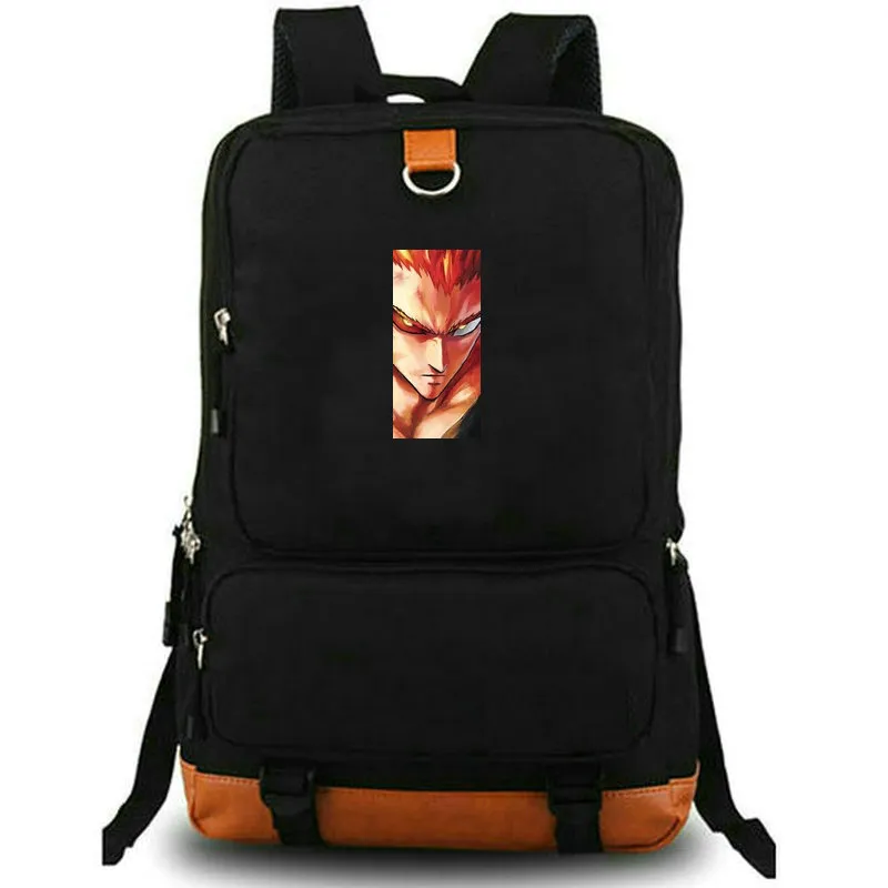 Garou backpack One Punch Man daypack Shoot the Monster school bag Cartoon Print rucksack Leisure schoolbag Laptop day pack