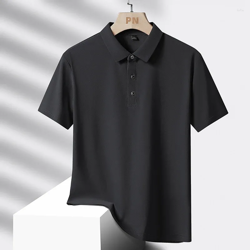メンズポロスカジュアルソリッドカラー特大のトップシャツTシャツ複数のサイズから選択できる